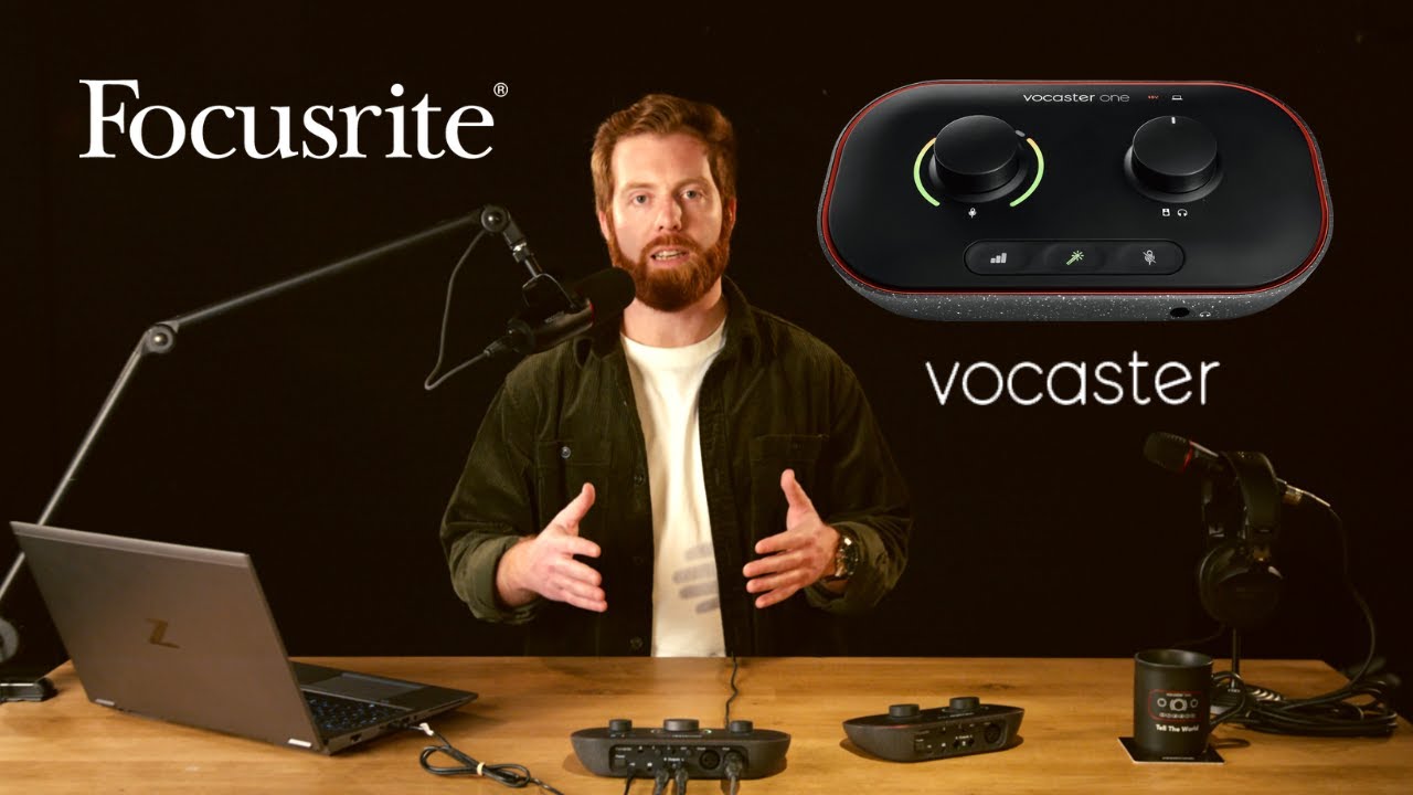 Focusrite Vocaster : l'interface audio prévue pour le Podcast (vidéo de La Boite Noire)