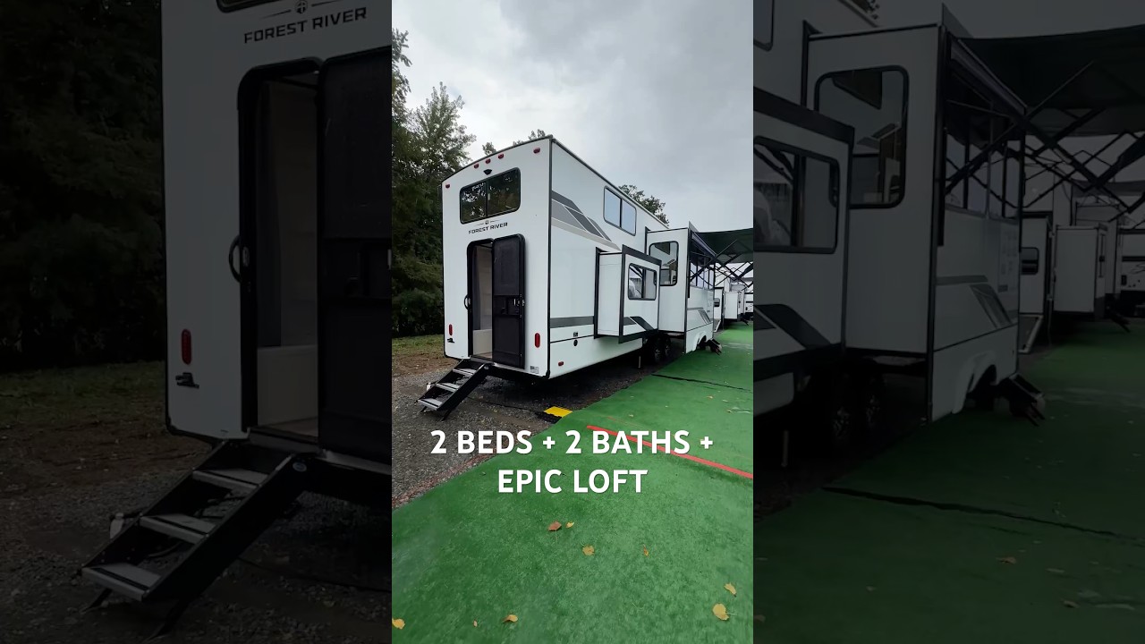 2 Beds + 2 Baths + LOFT! 🤯 Cherokee Sabre 36DBB #rvlife #camp #camperlife