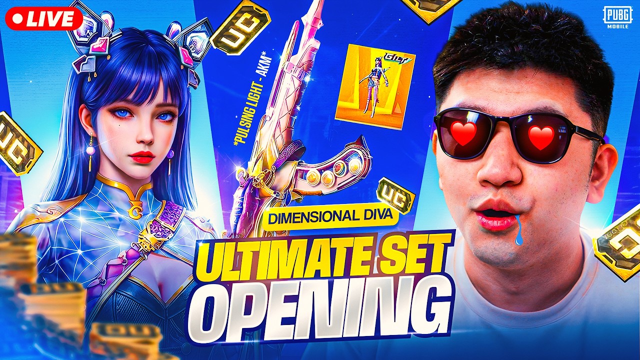 Dimensional Diva ULTIMATE SET CRATE OPENING! | REDMAGIC Astra Golden Saga | PUBG MOBILE & BGMI