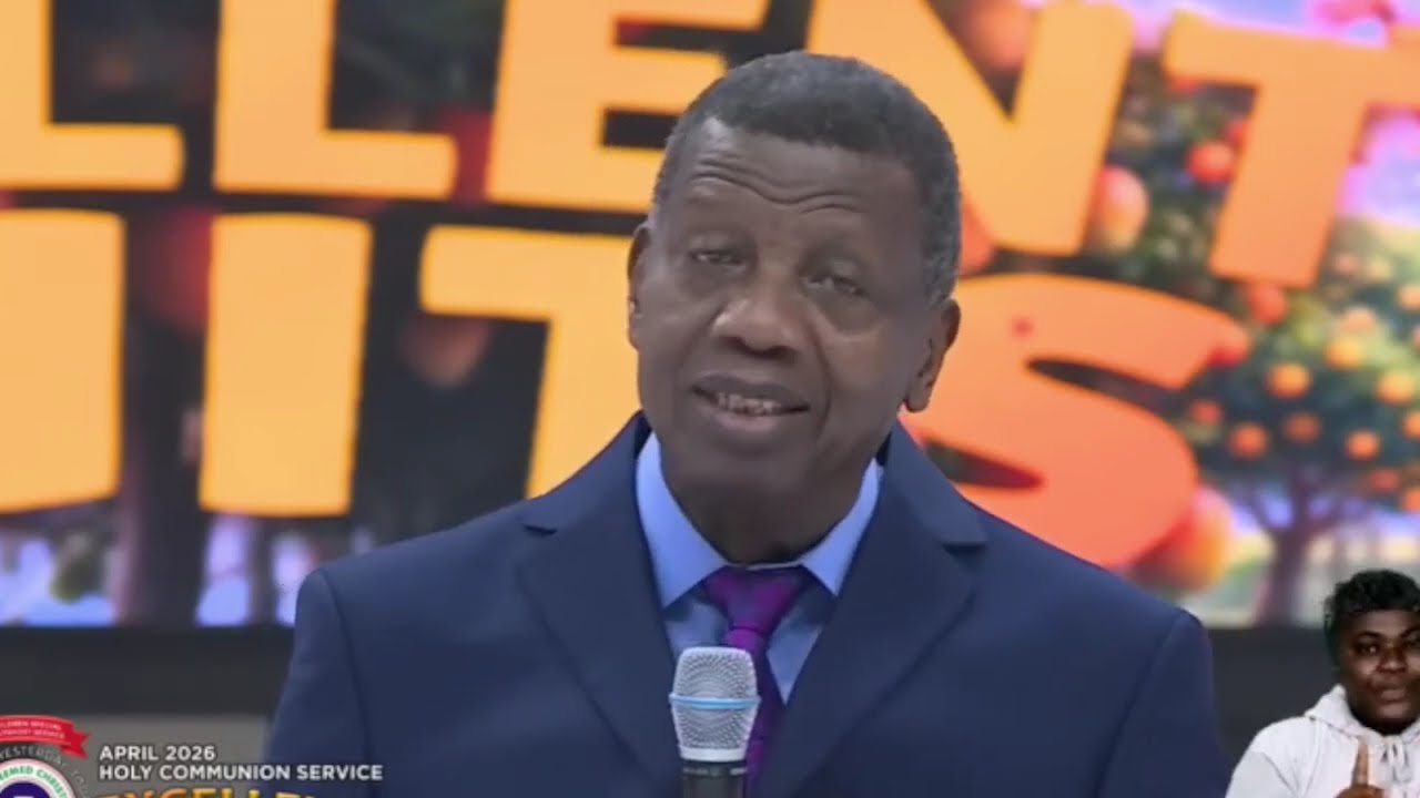 PST E A ADEBOYE'S SERMON || RCCG APRIL 2026 HOLY COMMUNION SERVICE
