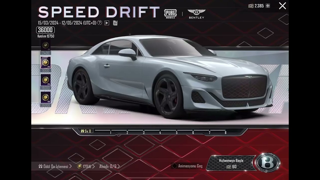 Yeni Bentley Açılımı!! 15 750 UC 2 Araç kartı aldım😱