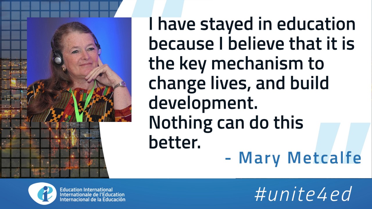 Education Quote: Mary Metcalfe