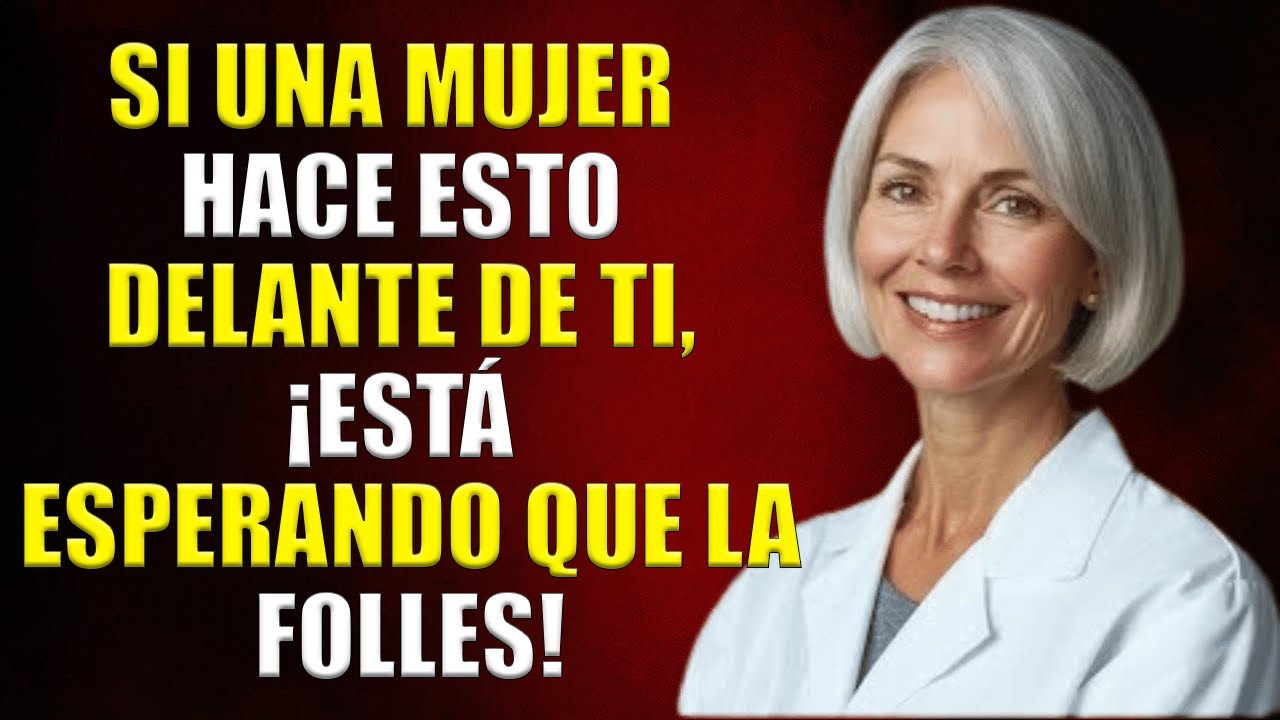 Una mujer que se siente profundamente atraída por ti siempre hace esto delante de ti || Psicología F