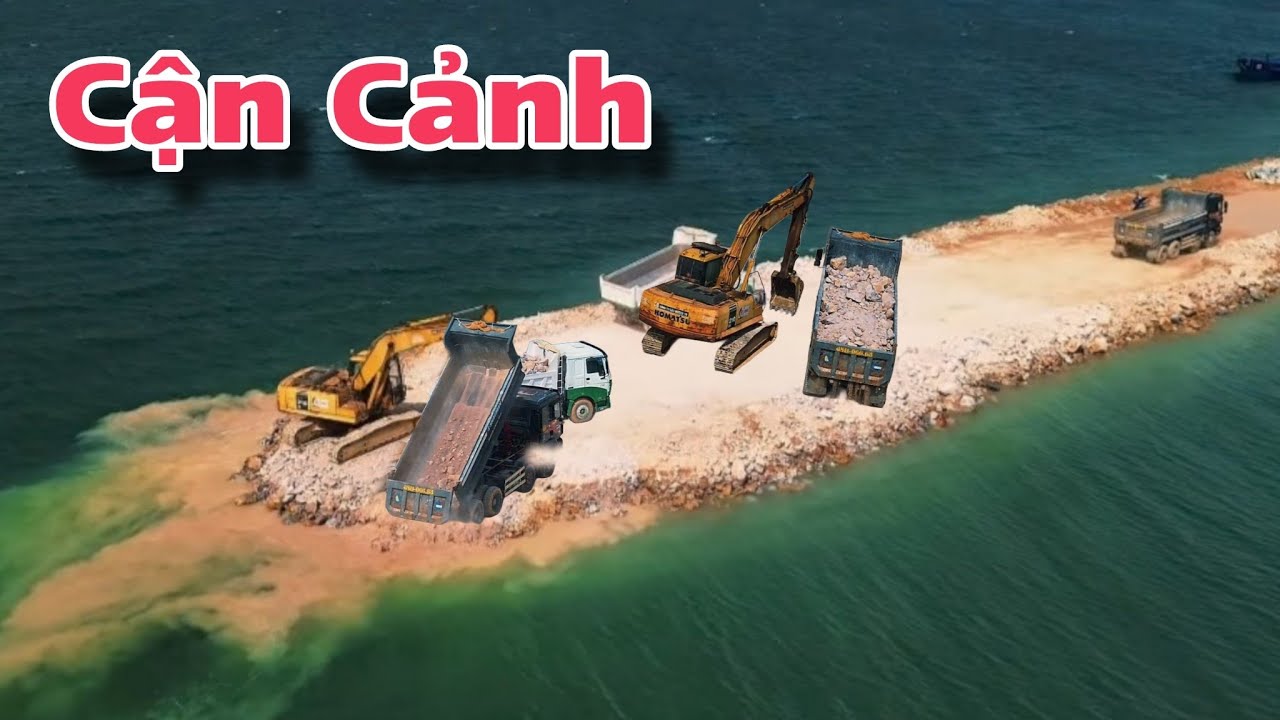 Đường Vượt Biển Hà Tiên - Khám Phá Cận Cảnh Mỏ Đá Khổng Lồ Phục Vụ Xây Dựng Siêu Dự Án