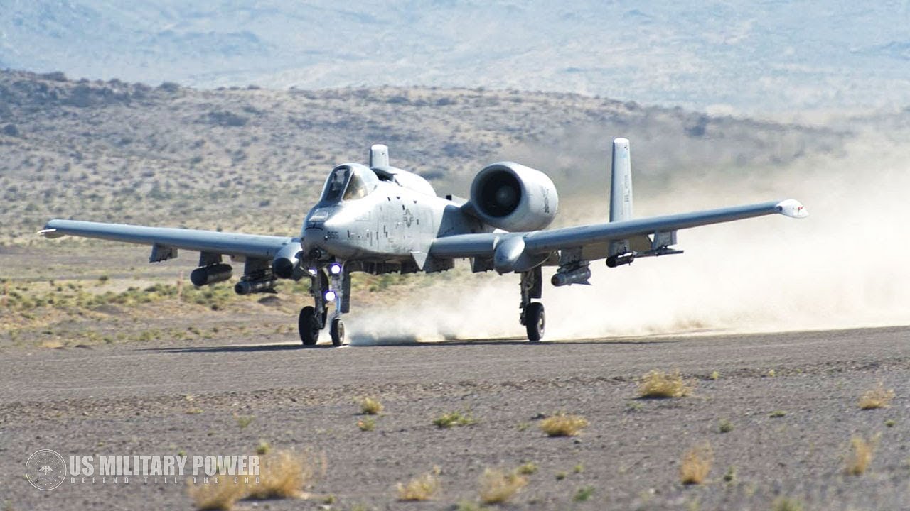 A-10 Warthog Shows Phenomenal Ability to Use Unpaved Strips