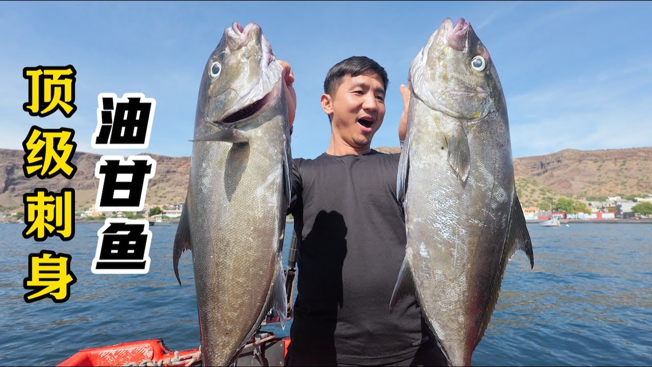 《佛得角》第3集：花三天时间，只为解锁上千元一条的顶级刺身，鱼肉油脂满满还弹牙，吊打金枪鱼！#抓龙虾 #赶海 #潜水 #海钓 #金枪鱼 #油甘鱼 #顶级刺身 #fishing #大西洋