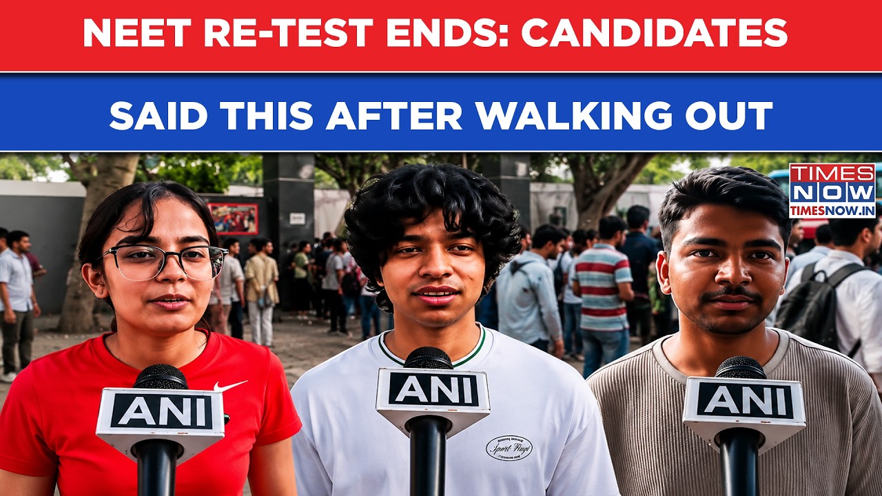 NEET Re-Exam Ends Nationwide, Watch What Candidates Said After Walking Out