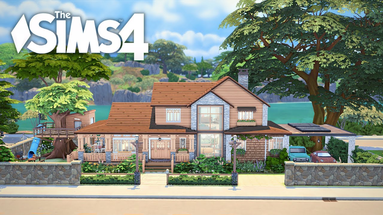 San Sequoia Family Home | The Sims 4 Stop Motion Build | Growing Together | bb.sims4