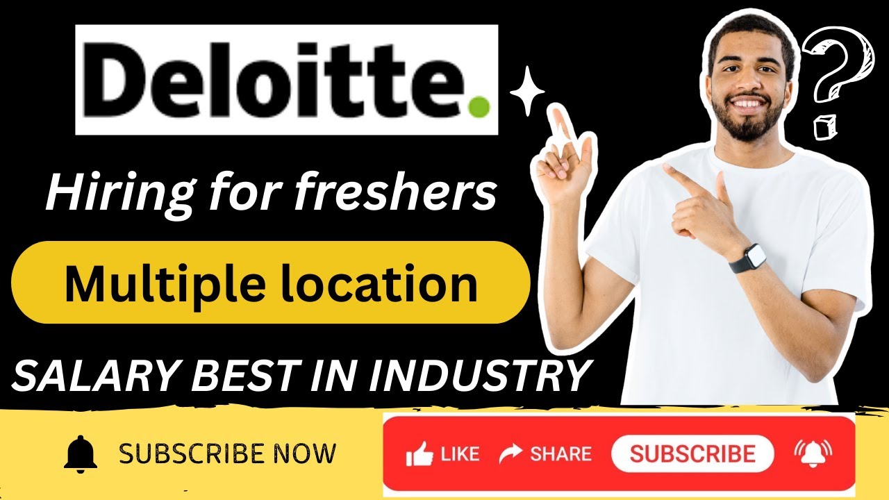 Deloitte job update  | Freshers can apply||  salary upto 20LPA | any graduate can apply