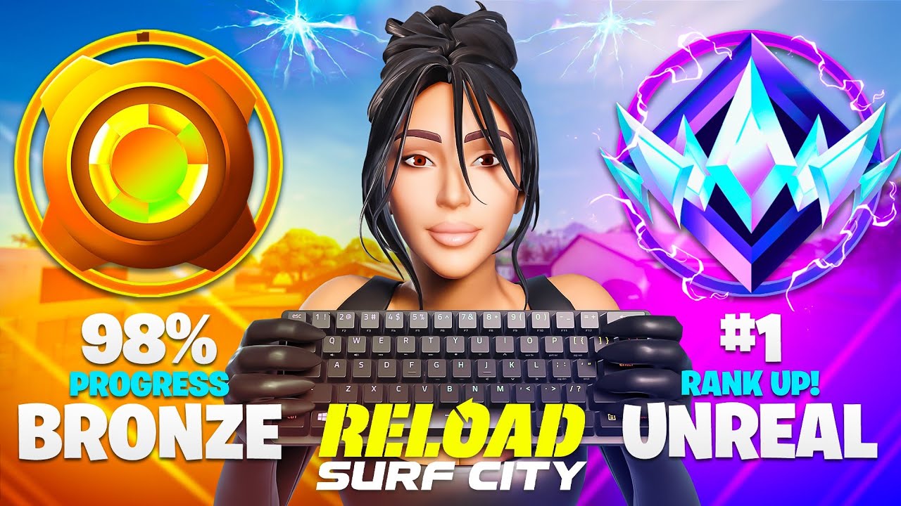 Bronze to Unreal Reload SPEEDRUN.. (Surf City)