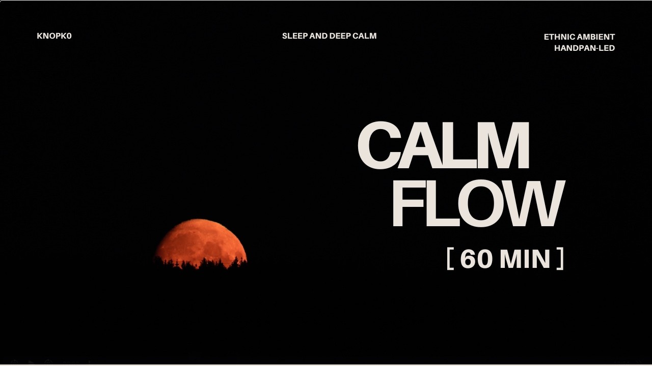Focus and Calm Ambient | 60 Minutes Handpan Background Music