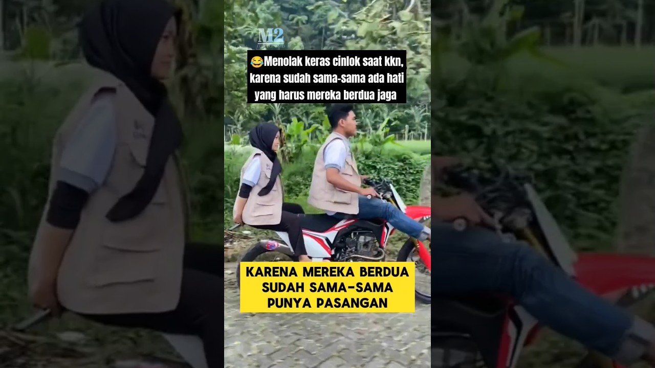 momen lucu ketika KKN goncangan naik motor tapi duduk nya berjauhan ‼️‼️#ngakak #lucu #kkn #kocak