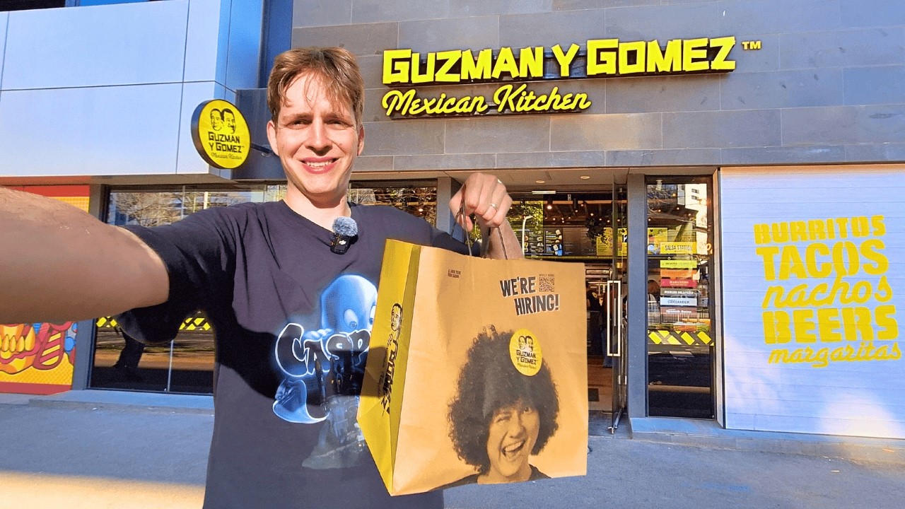АМЕРИКАНСКИЙ пробует GUZMAN Y GOMEZ (GYG) в АВСТРАЛИИ!!!