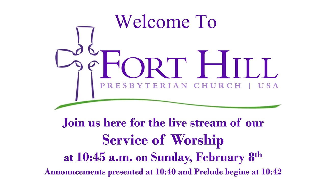 February 8, 2026 Service of Worship
