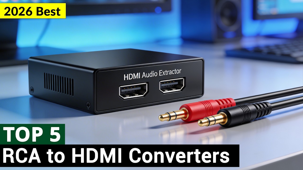 Top 5 Best RCA to HDMI Converters in 2026 (Play Retro on 4K!)