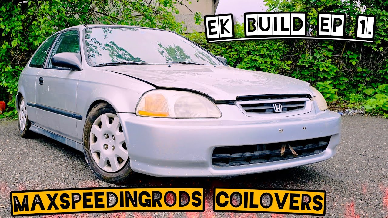 EK Build Ep 1, Installing Maxspeedingrods Coilovers on my 1998 Honda Civic