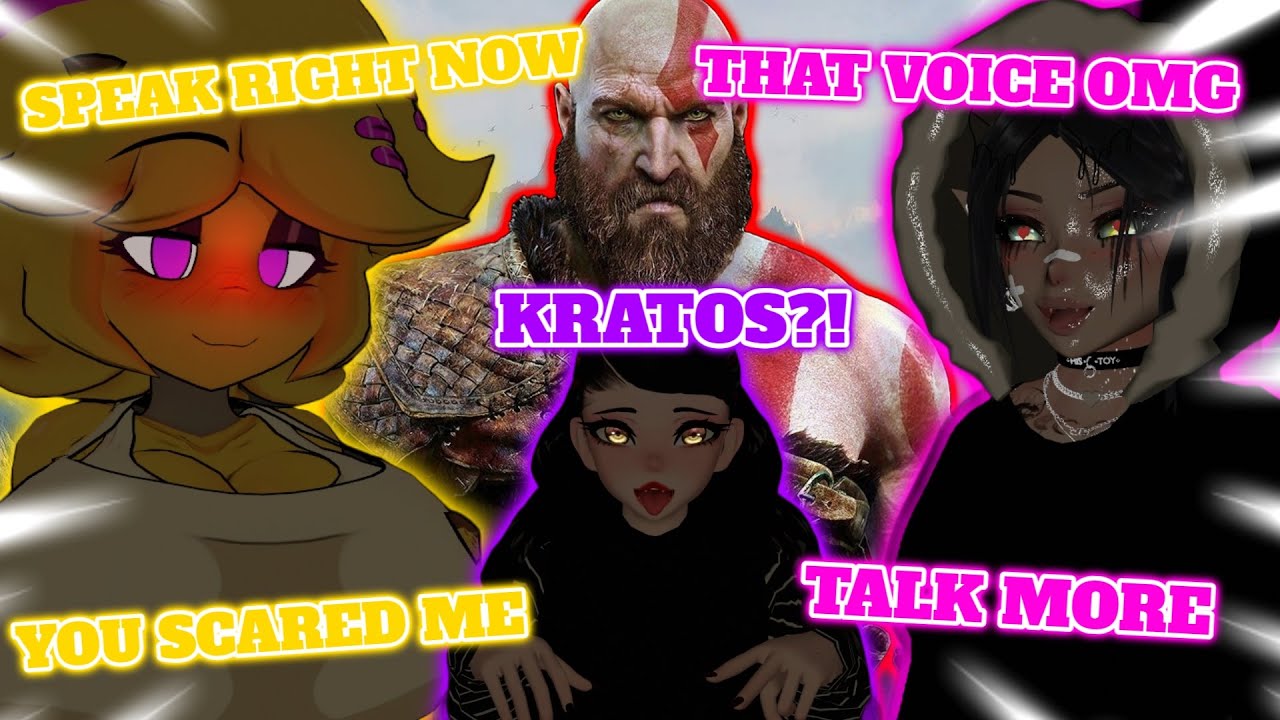 people on vrchat react to kratos