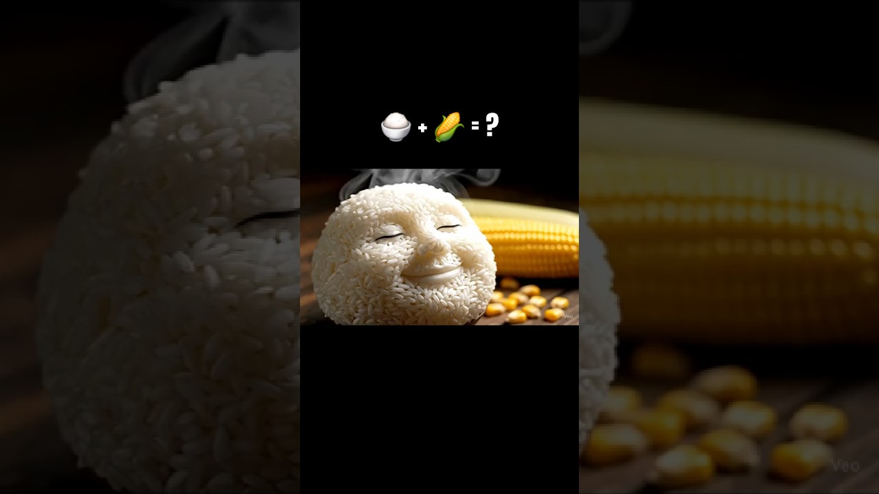 food transformation white rice turns to a real popcorn 🍚🍿