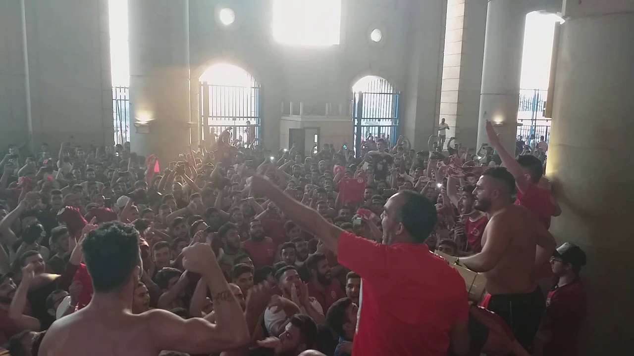 احتفال جمهور نادي النجمة بعد الفوز على التضامن صور