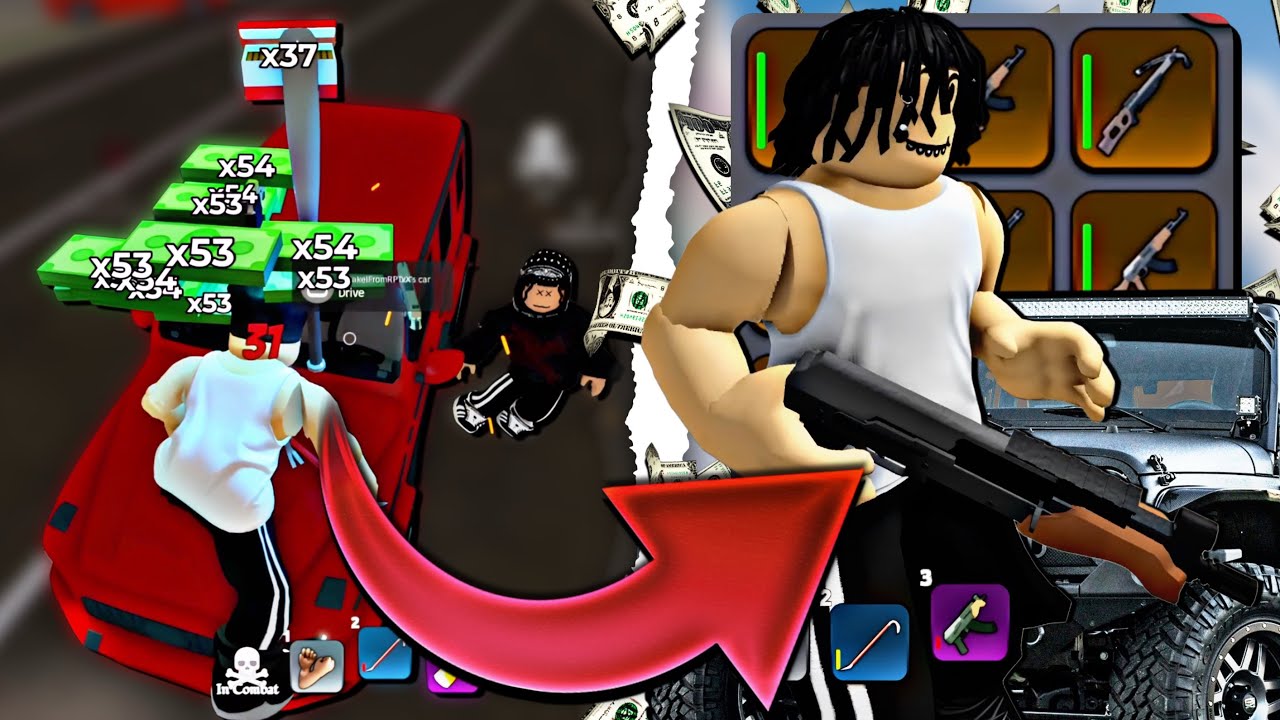 Мы пошли грабить ВСЕХ в Roblox BlockSpin