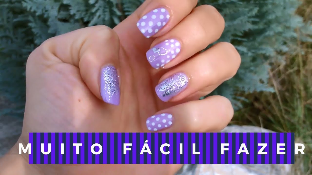 Lindas Unhas Muito F&aacute;ceis de Fazer |Minhas Unhas Perfeitas #lindasunhas