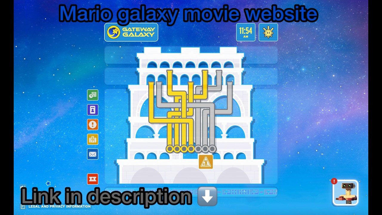 Mario Galaxy Movie website Review