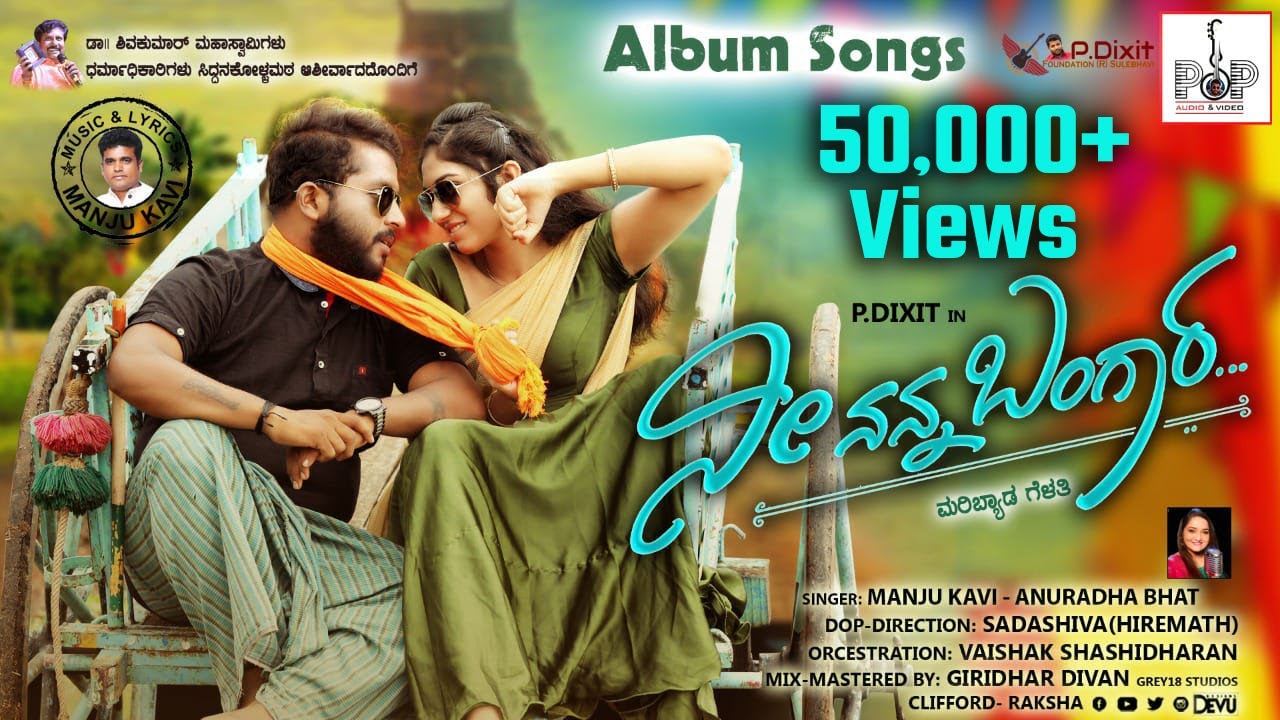 Nee Nanna Bangaara Kannada Album Song | P.Dixit | Raksha | Manjukavi | anuradha bhat | Sadashiv