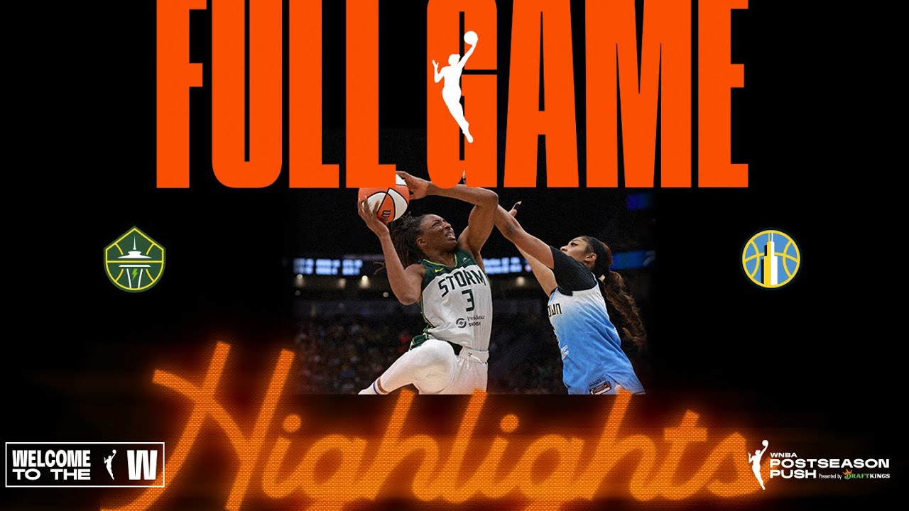 Seattle Storm vs. Chicago Sky | FULL GAME HIGHLIGHTS | Aug 30, 2025