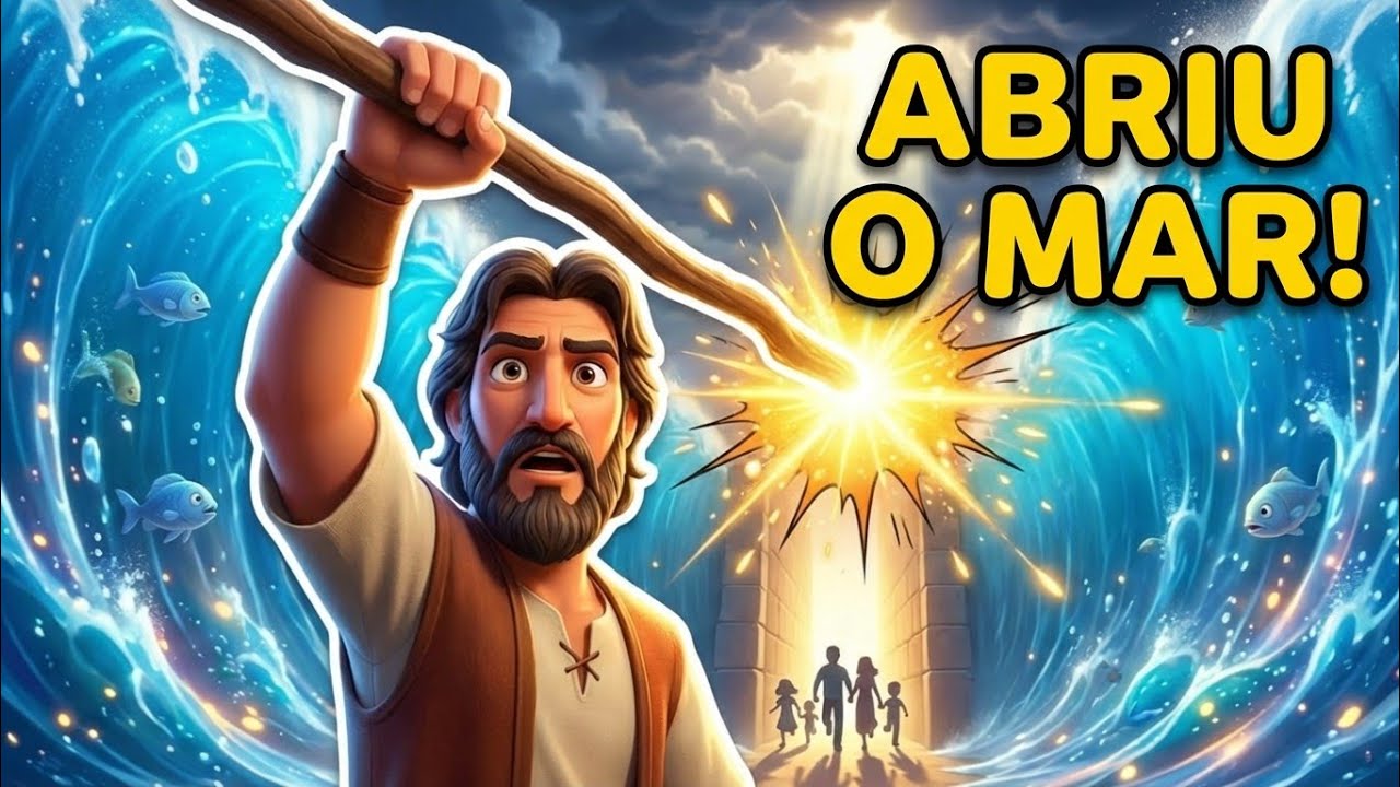 Moisés Divide o Mar | Música infantil cristã | Bíblia para crianças.