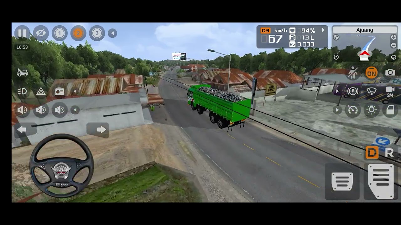 22 wheels tipper truck simulator gameplay truck driving game play real life driving gameplay 3d game