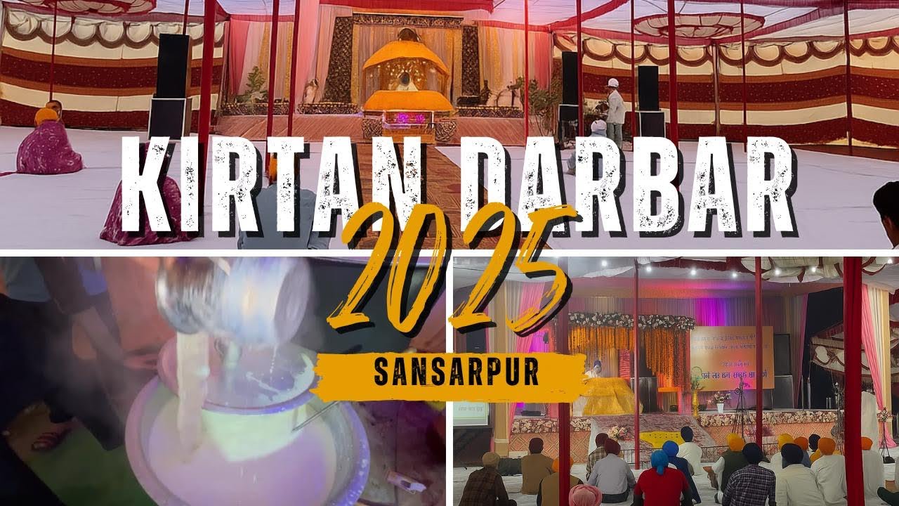 Kirtan darbar at sansarpur 2025🙏