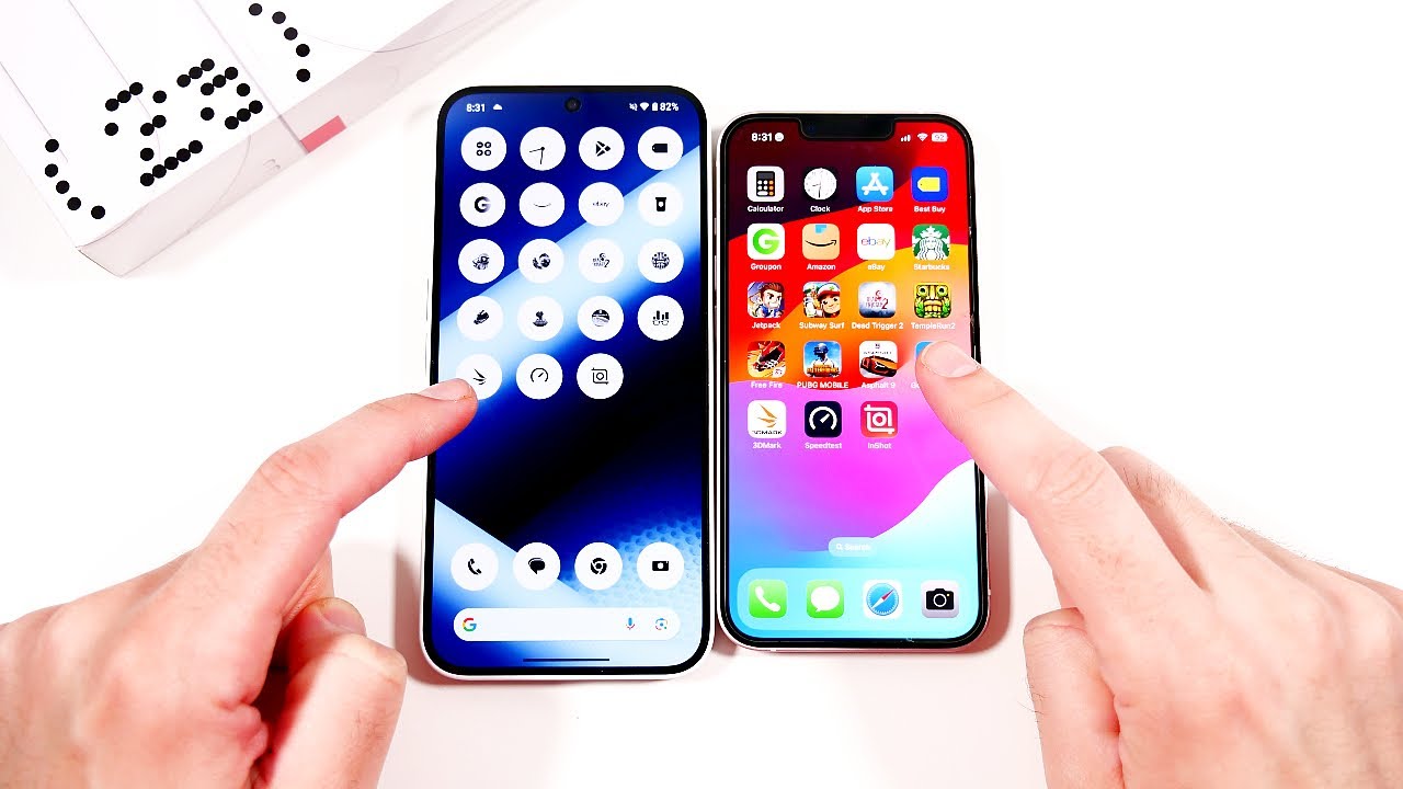 Nothing Phone 2a vs iPhone 13 Speed Test
