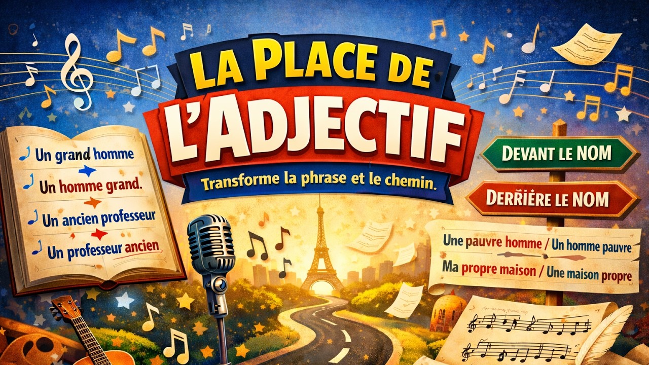 La place de l'adjectif