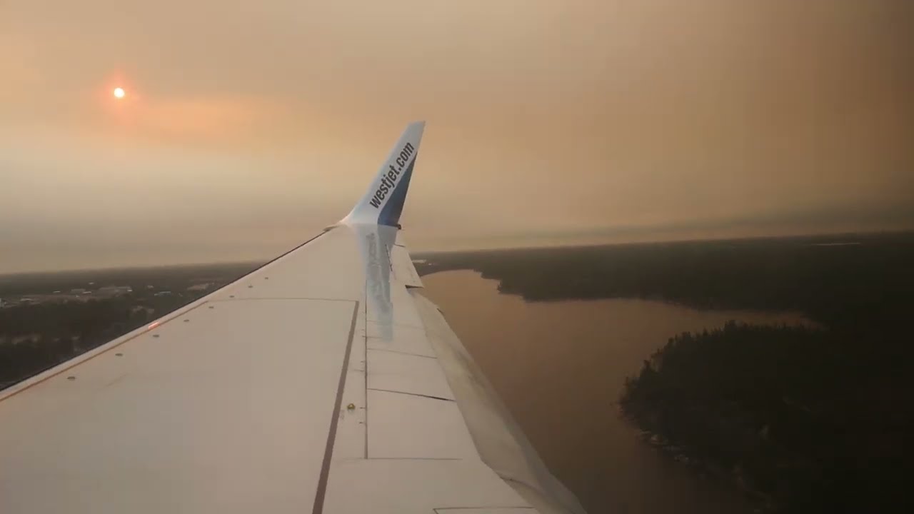 WestJet 634 | Boeing 737-700 | Edmonton to Yellowknife | Takeoff and Landing