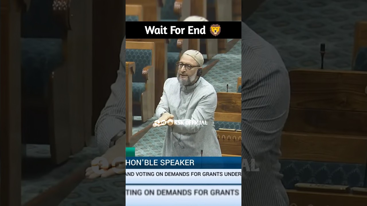 संविधान Ideology है | Br. Asaduddin Owaisi Best Reply To BJP MP & Lok Sabha Speaker Om Birla #shorts