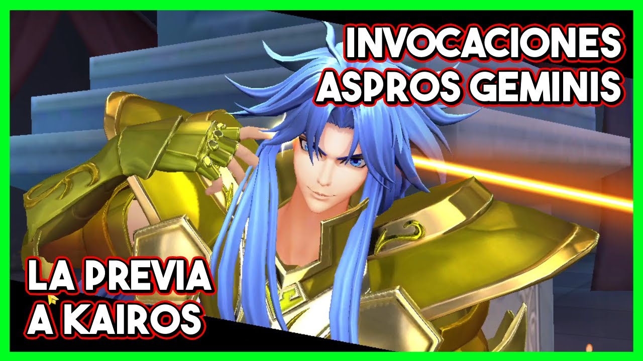 🔴INVOCACIONES ASPROS DE GEMINIS🔴Invoquemos por una unidad que no usaré :v🔴Saint Seiya KOTZ