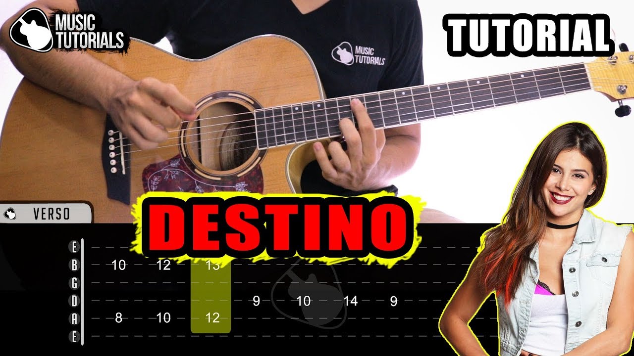 Cómo tocar Destino de Greeicy, Nacho en Guitarra | Tutorial + PDF GRATIS