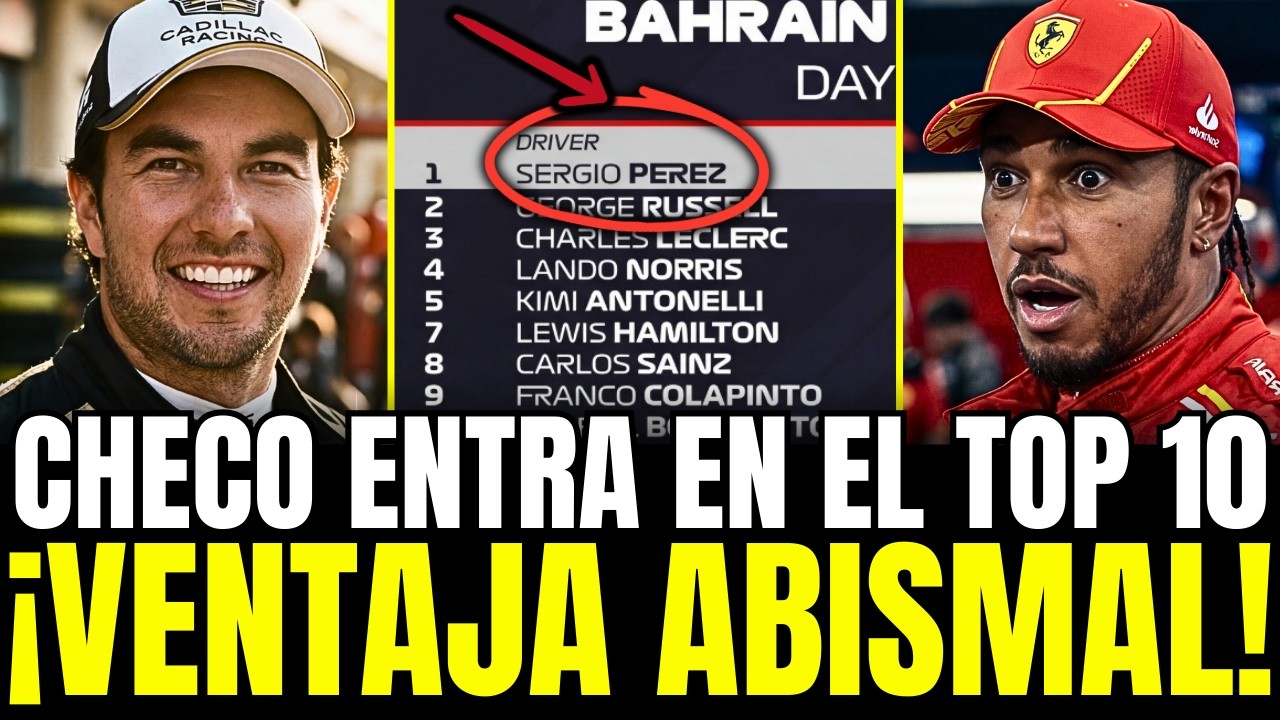 CHECO PÉREZ GARANTIZA PODIOS y la FIA confirma VENTAJAS y SUPERIORIDAD ante las otras escuderías