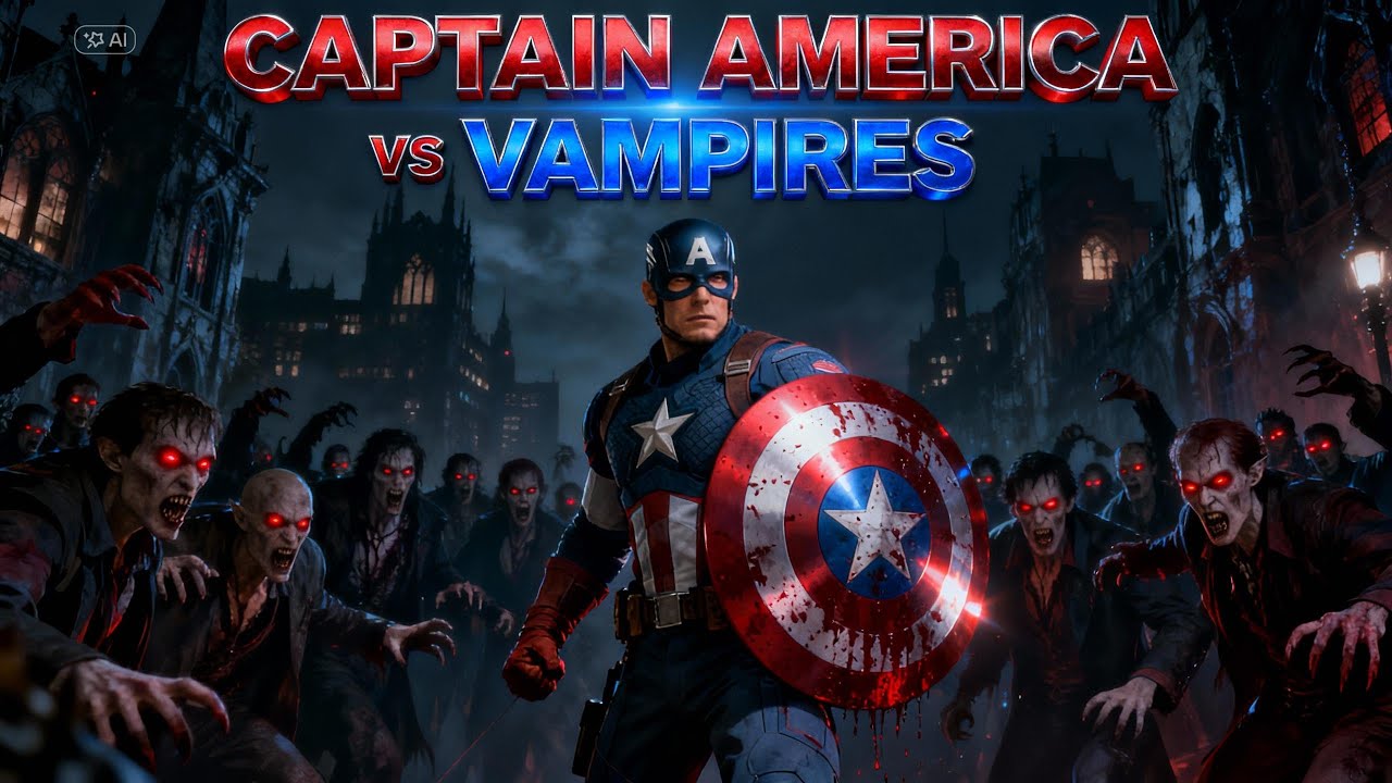 Captain America vs Vampires – Epic Battle for Humanity!