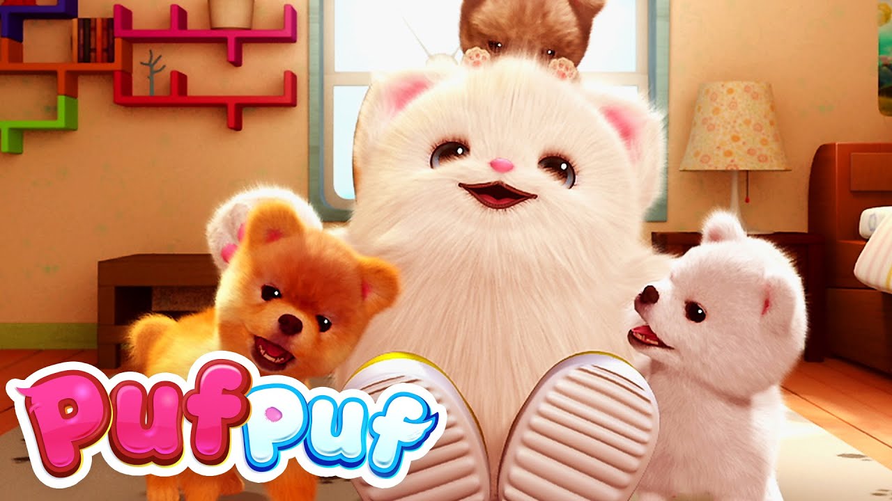 Ador cățelușii 🐶 Învățăm animalele de companie | Cântece educative pentru Copii