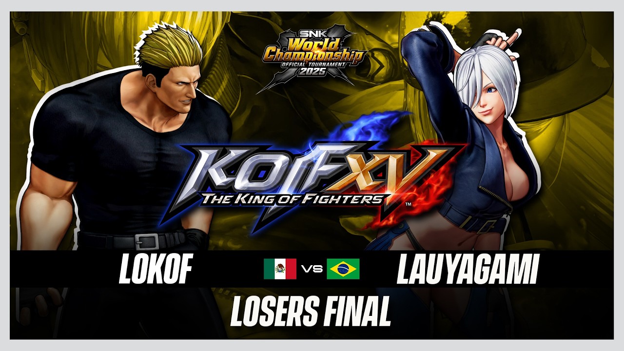 KOF XV 🇲🇽 LOKOF против LAUYAGAMI 🇧🇷 Финал проигравших | Чемпионат мира SNK 2025 | THE KING OF FIG...