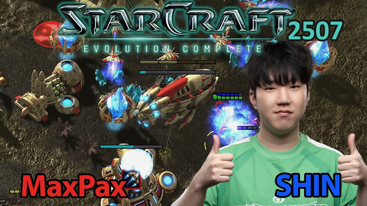 JAGD AUFS TRÄGERSCHIFF - 🇩🇰 MaxPax (P) vs 🇰🇷 SHIN (Z) - Starcraft: Evolution Complete - 2507