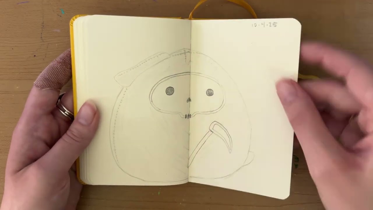 Drawing for 14 days and completing a tiny sketchbook