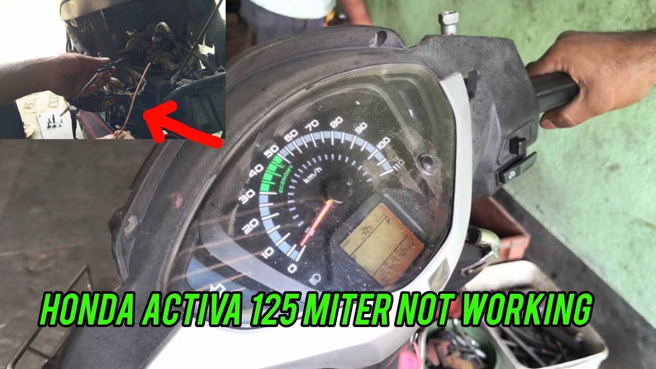 Honda Activa 125 miter not working |honda activa speedometer not working 😱