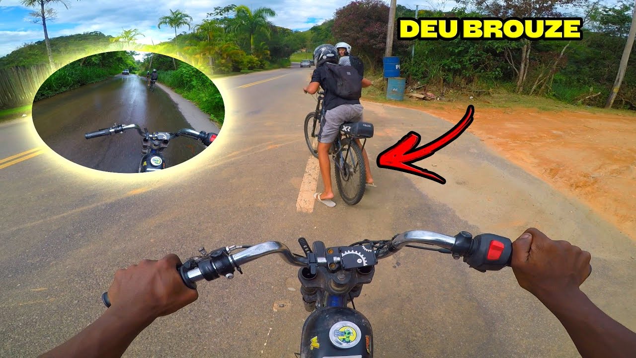 Deu um contra tempo na motorizada do Gabriel!! ( POV de motorizada ) 4° última part