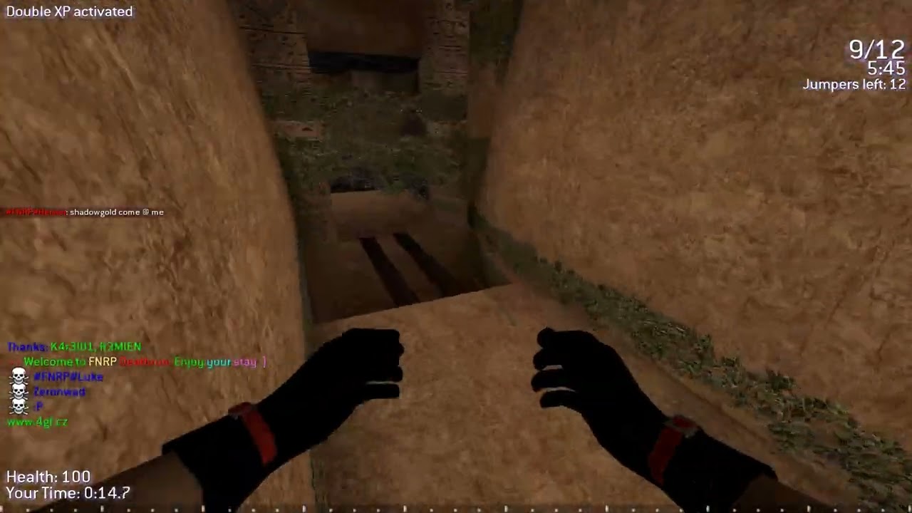 What going against the #1 ranked player in Cod4 Deathrun looks like