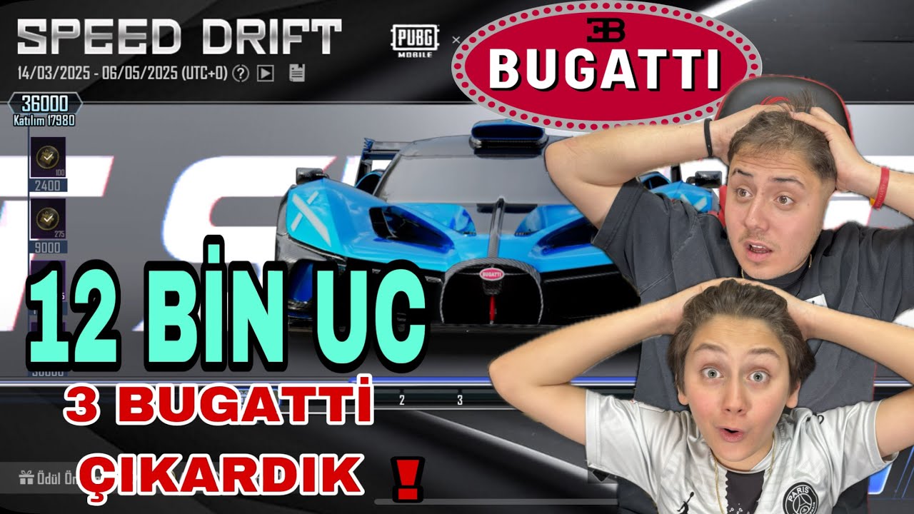 12.000 UC 3 BUGATTİ DESTANSI ARAÇ ÇIKARDIK !! ABİME HEDİYE
