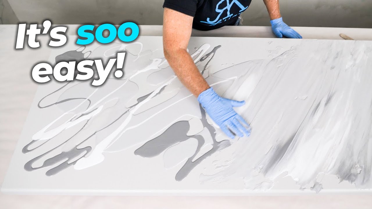 I made Marble with my HANDS!? Easy DIY Countertops