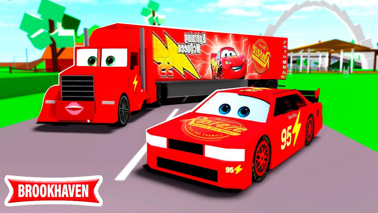 COMO VIRAR O REL&Acirc;MPAGO MCQUEEN NO BROOKHAVEN - Roblox