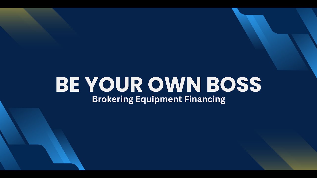How to Start an Equipment Financing Side Hustle Today